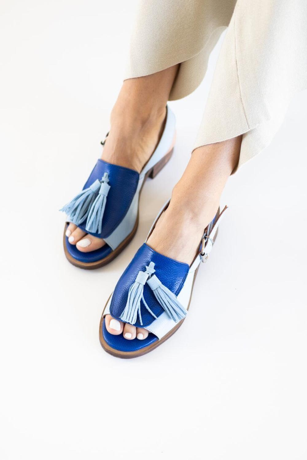 Sandalia Mujer / Sole Azul Celeste-7