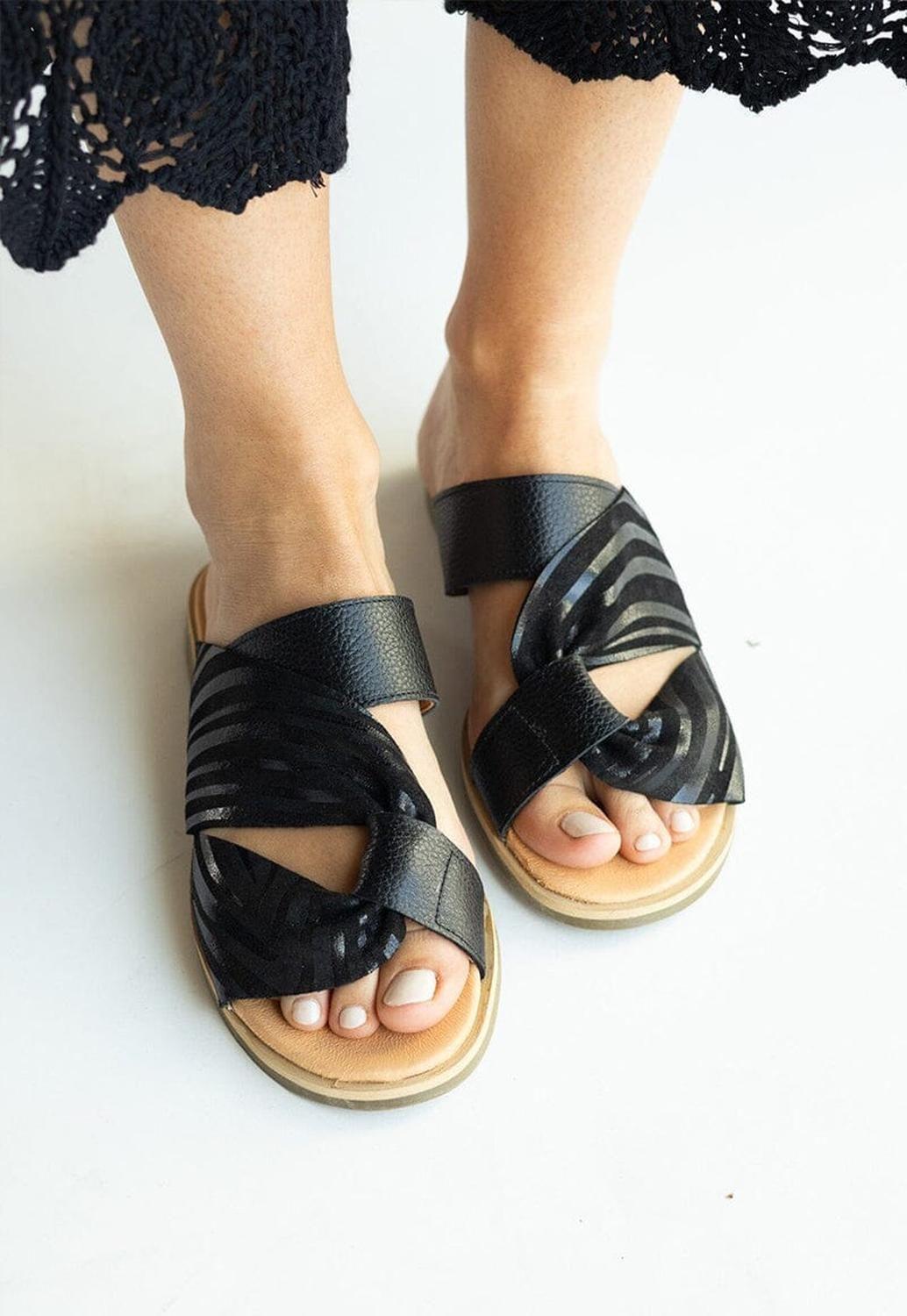 Sandalia Mujer / Turpial Negro-6