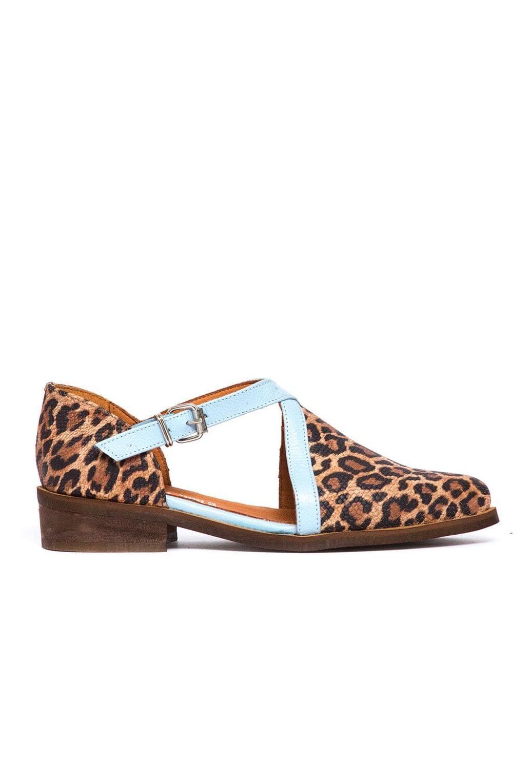 Zapato Mujer / Rauli Print Celeste-0