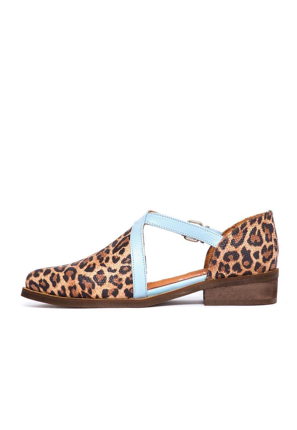 Zapato Mujer / Rauli Print Celeste-3