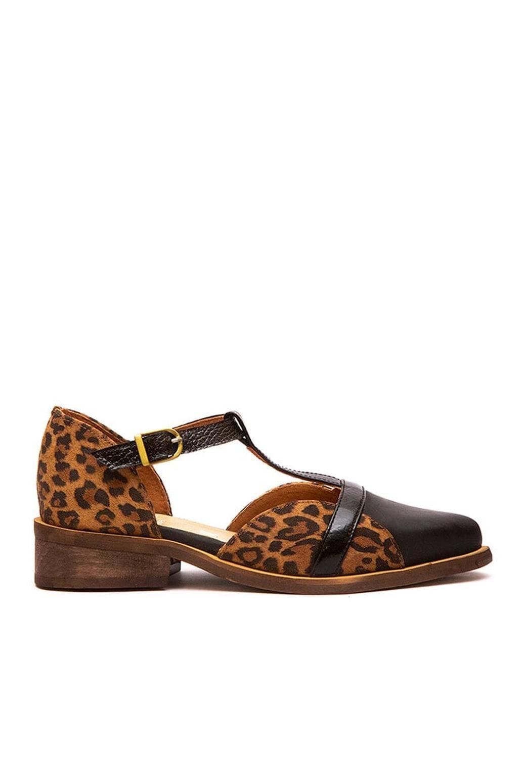 Zapato Mujer / Pomarino Print Negro-0