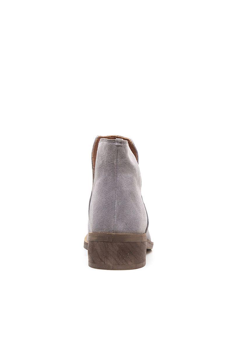 Botin De Cuero Alerce C1 Gris Giani Dafirenze-5