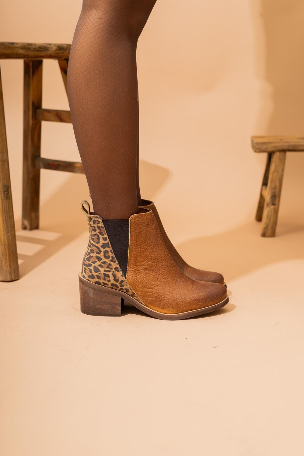 Botin Mujer / Suiriri Camel Print-1
