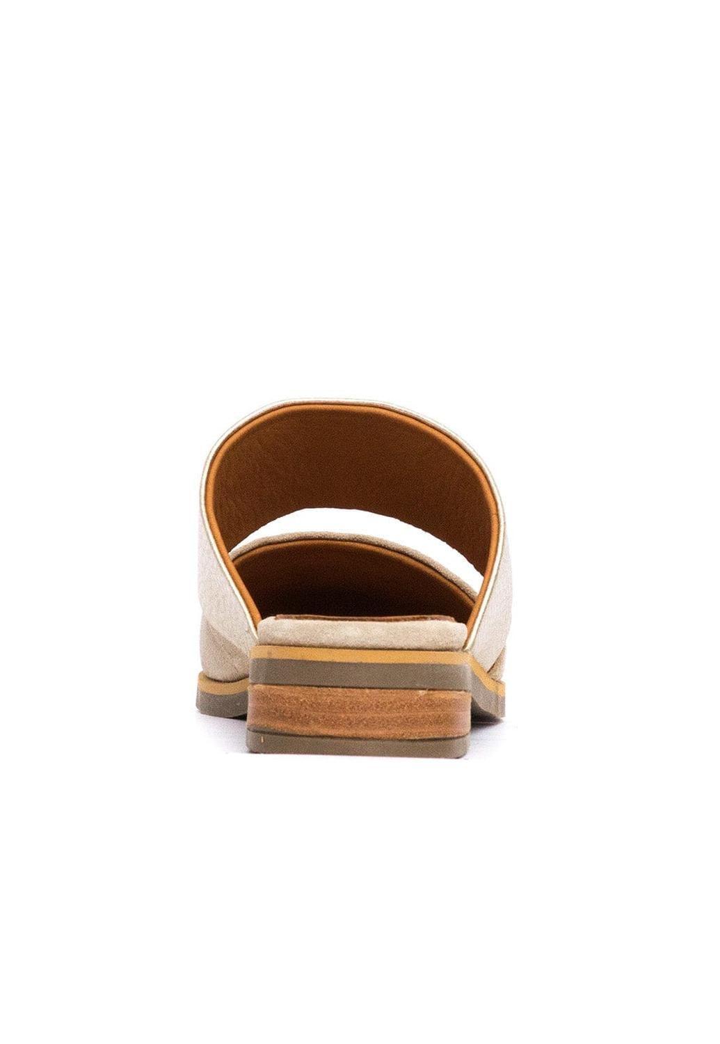Babucha Mujer / Gaviota Beige Niquel-4