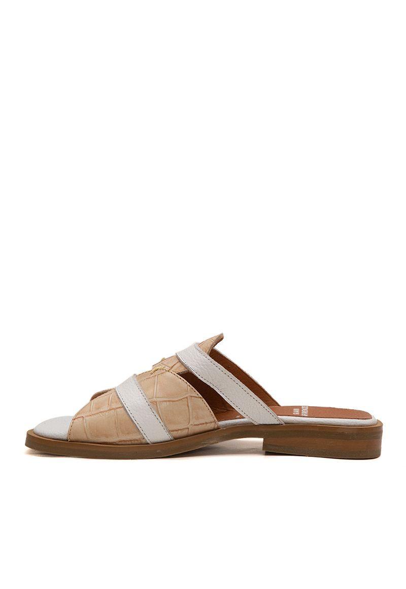 Sandalia De Cuero Arce C2 Blanco Giani Dafirenze-0