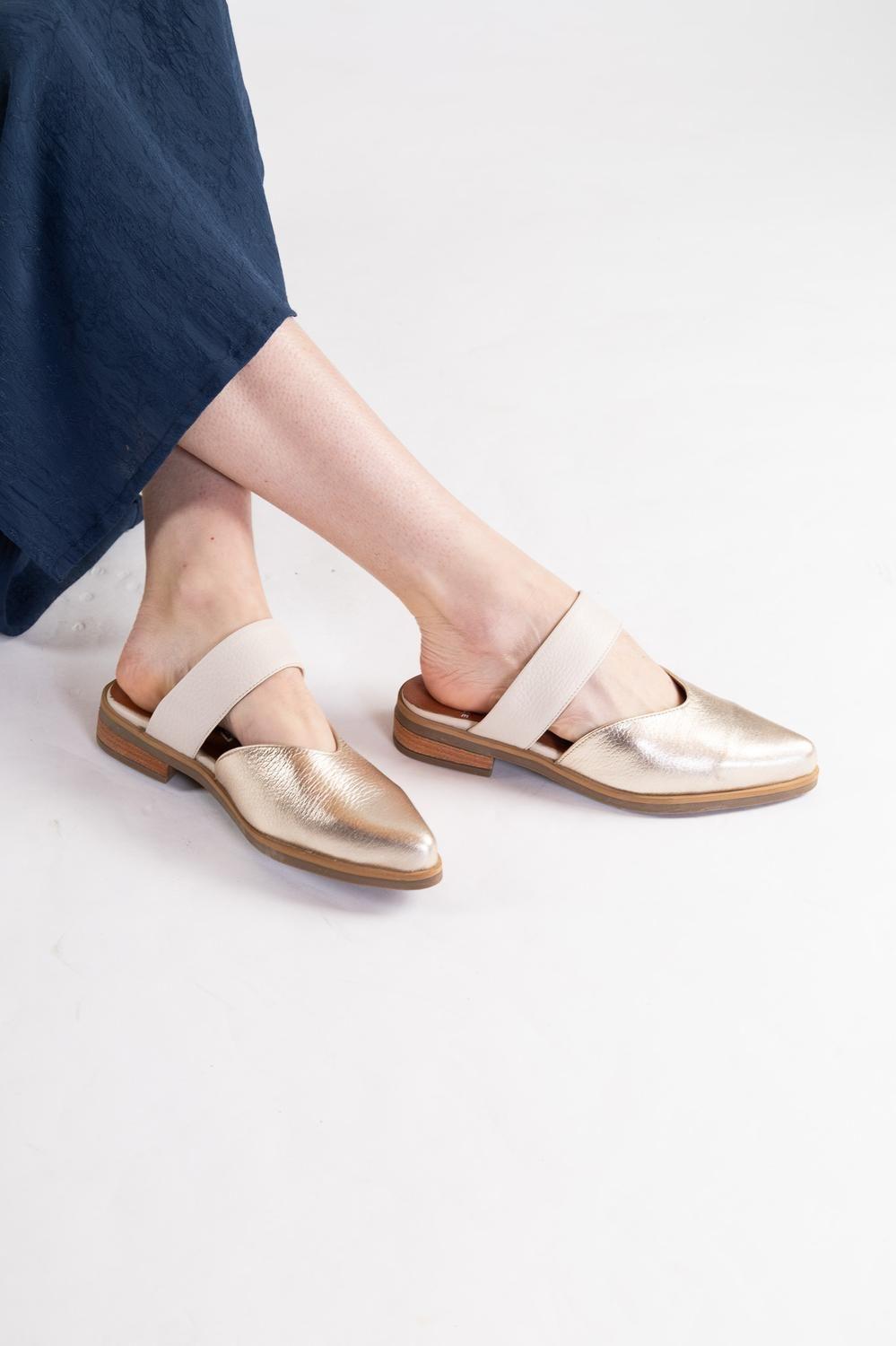 Babucha Mujer / Umbral Niquel Beige-1