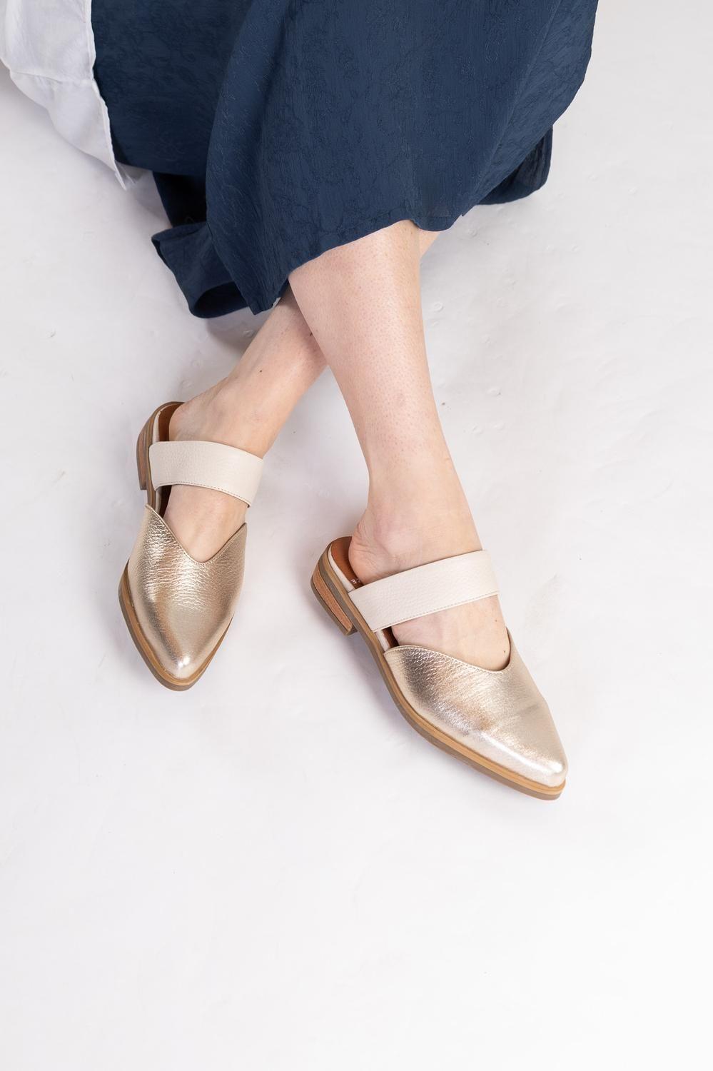 Babucha Mujer / Umbral Niquel Beige-4