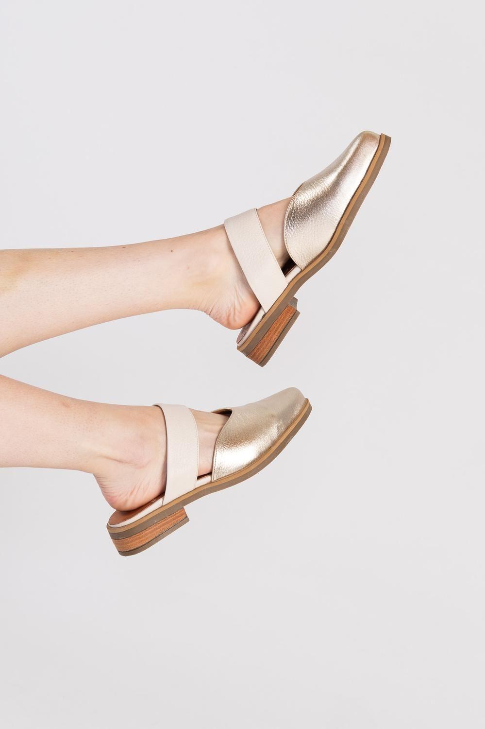 Babucha Mujer / Umbral Niquel Beige-5