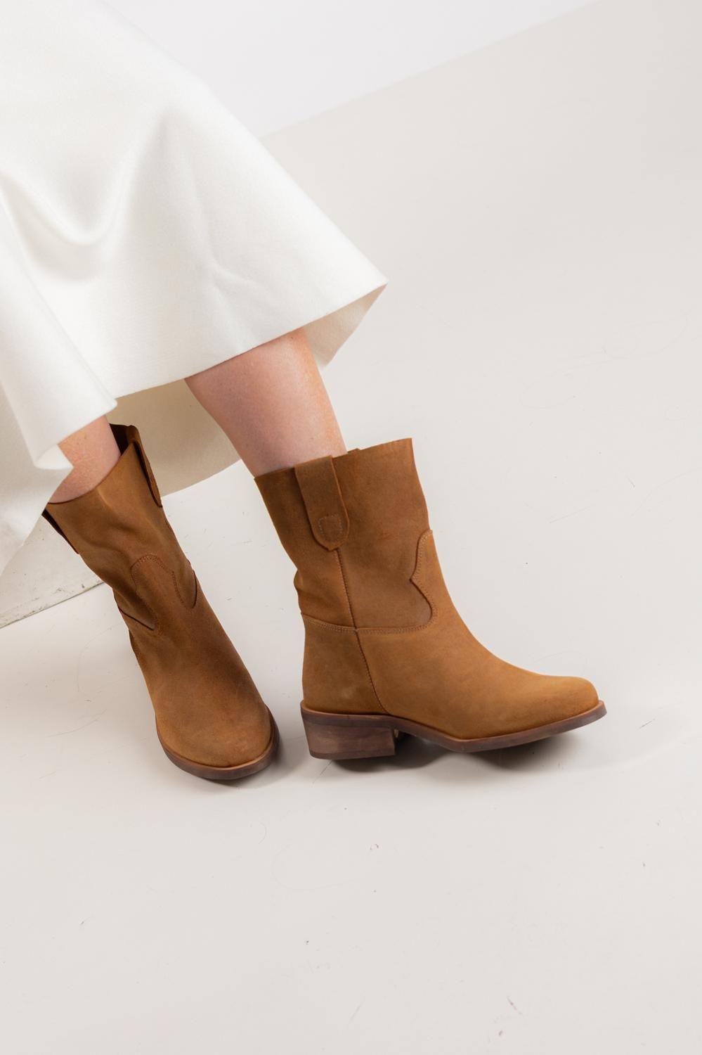 Bota Mujer / Tara Camel-2