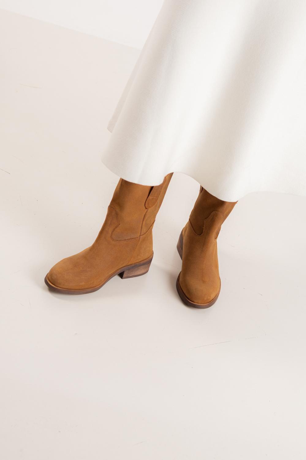Bota Mujer / Tara Camel-3