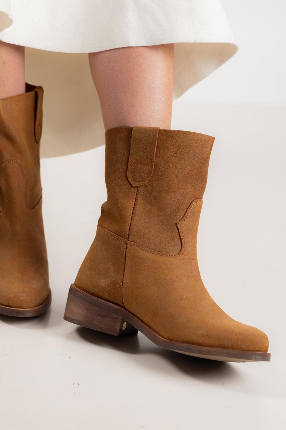 Bota Mujer / Tara Camel-4