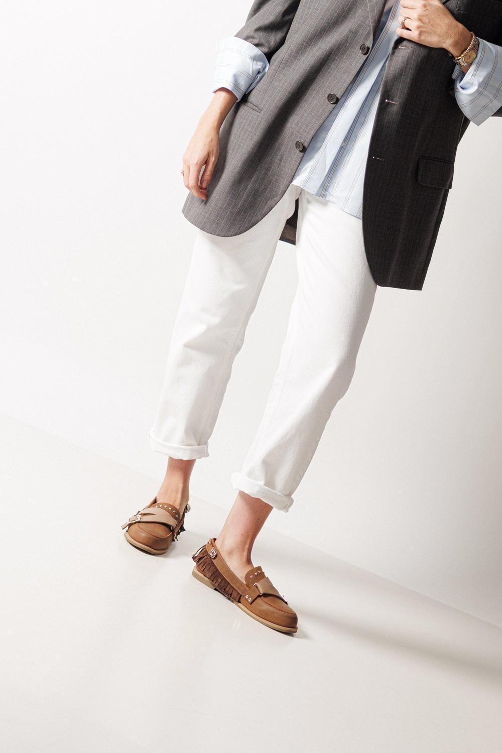 Mocasin Mujer / Fresia Café-6