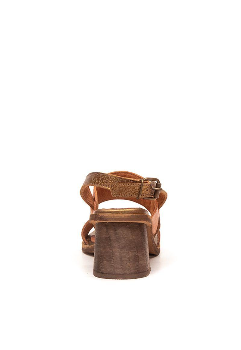 Sandalia De Cuero Pardalote C6 Dorado Giani Dafirenze-5