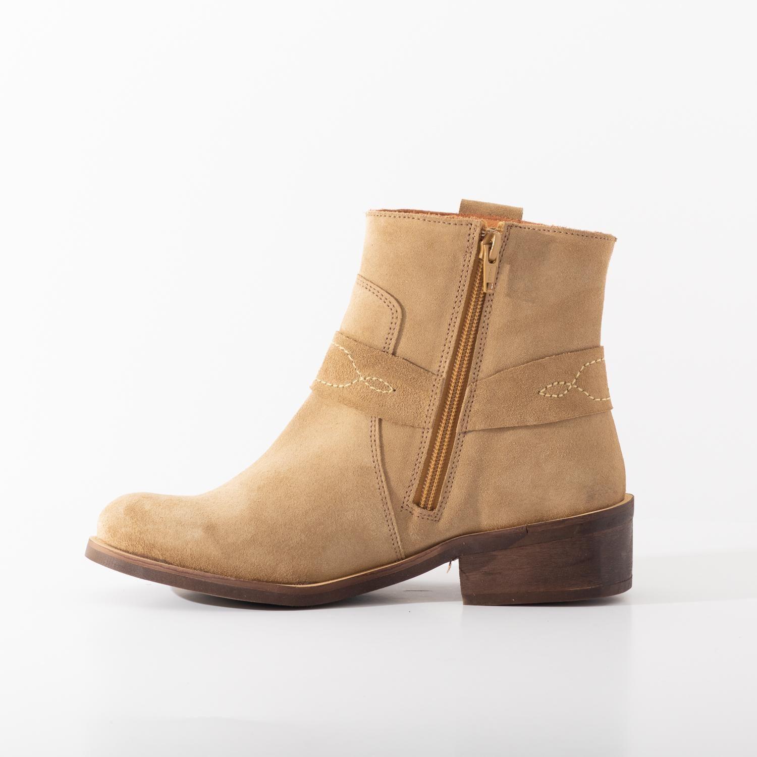 Botin Mujer / Melia Camel-2
