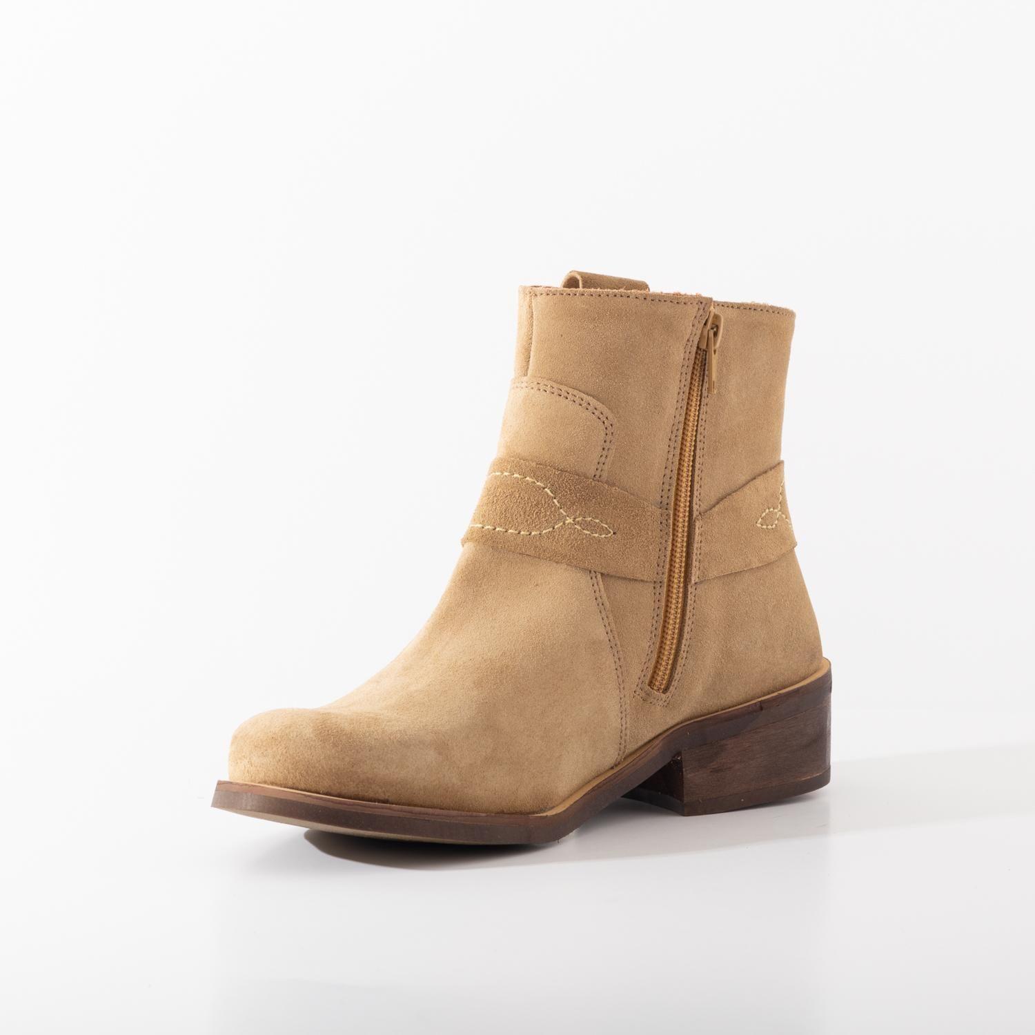 Botin Mujer / Melia Camel-3
