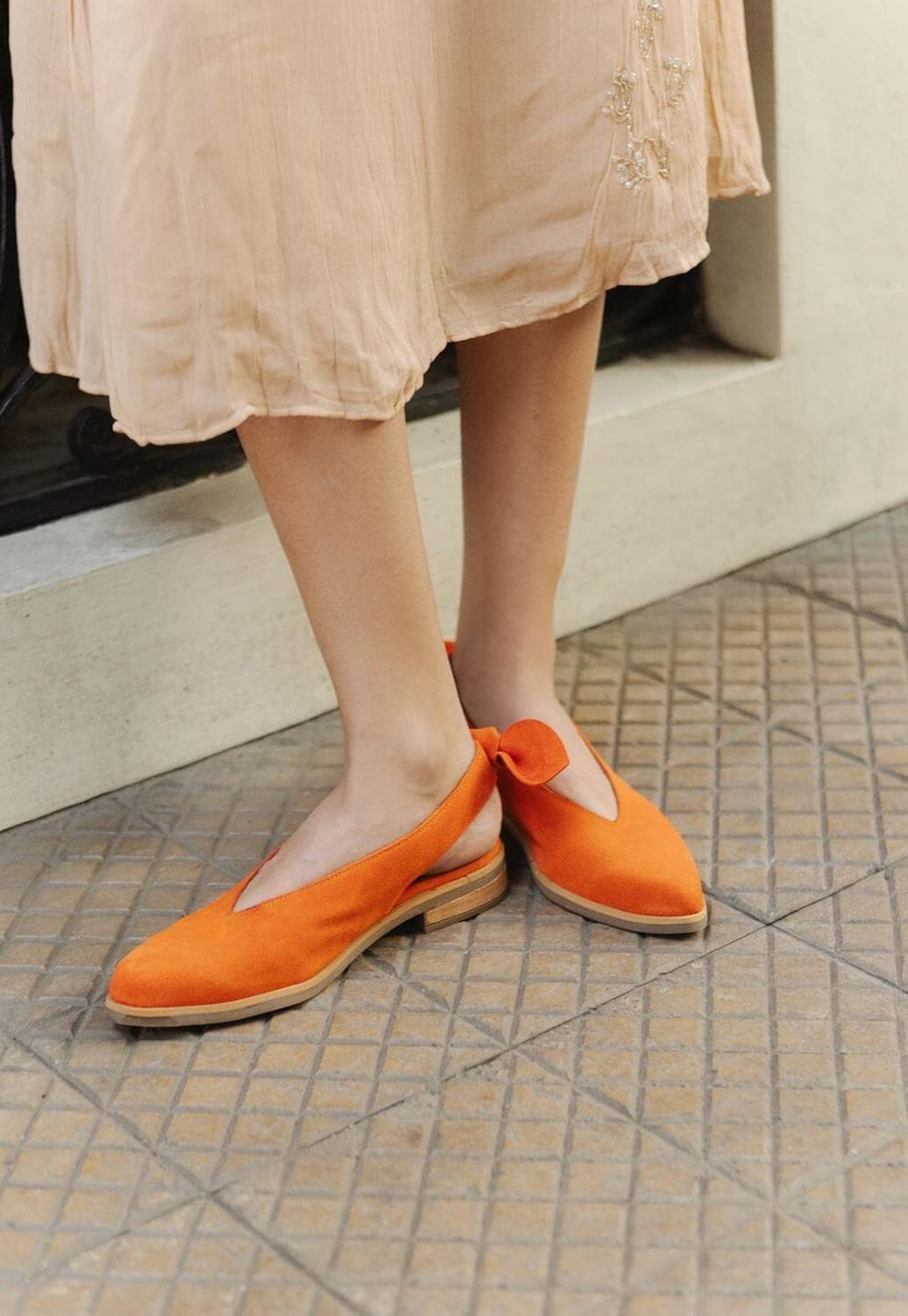 Zapato Mujer / Guindo Naranjo-6