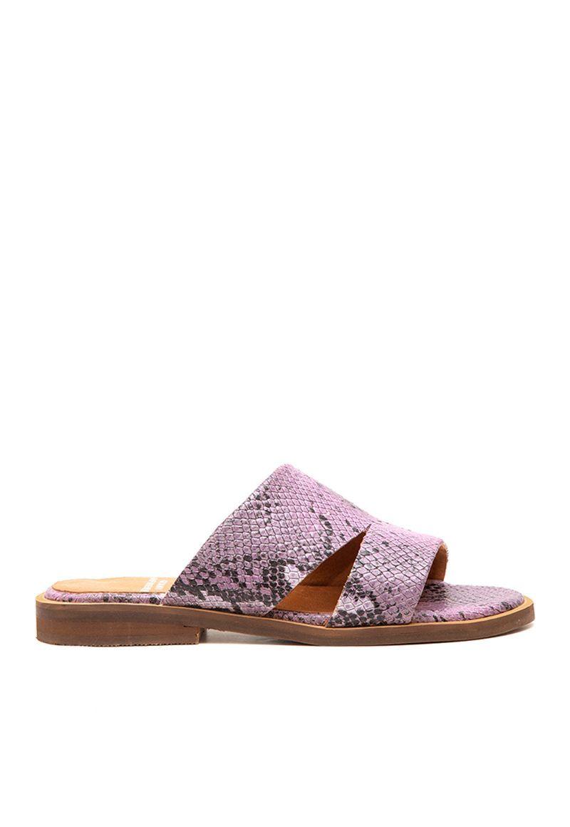 Sandalia De Cuero Lile C27 Morado Giani Dafirenze-4