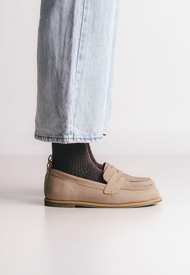 Mocasin Mujer / Coligue Beige-4