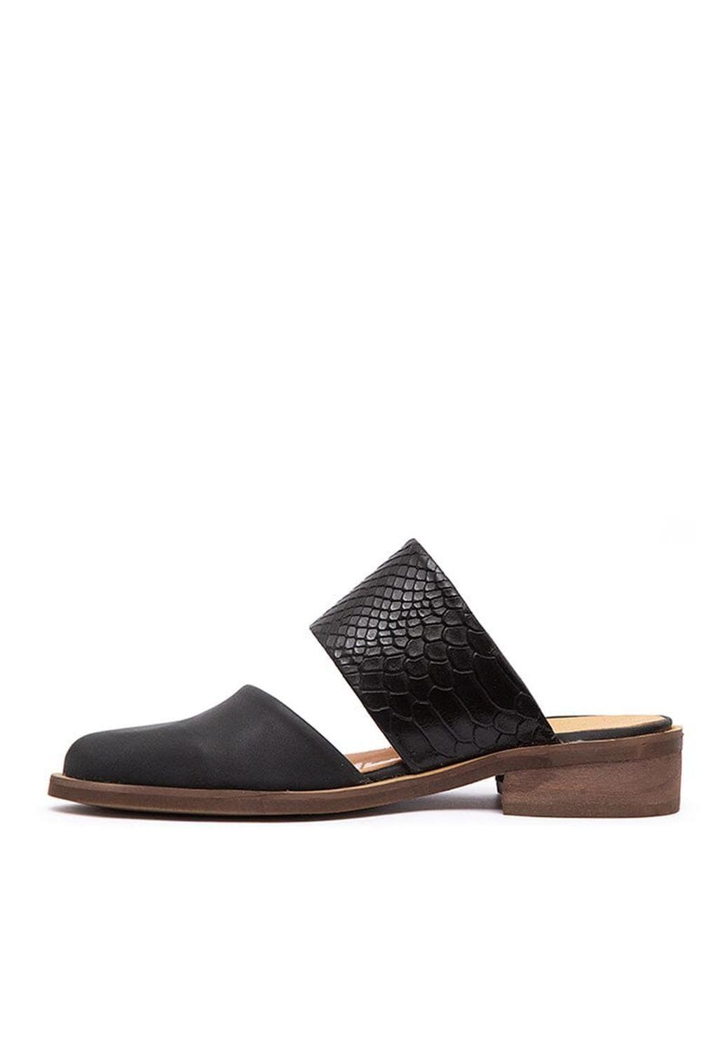 Babucha Mujer / Gaviota Negro-3