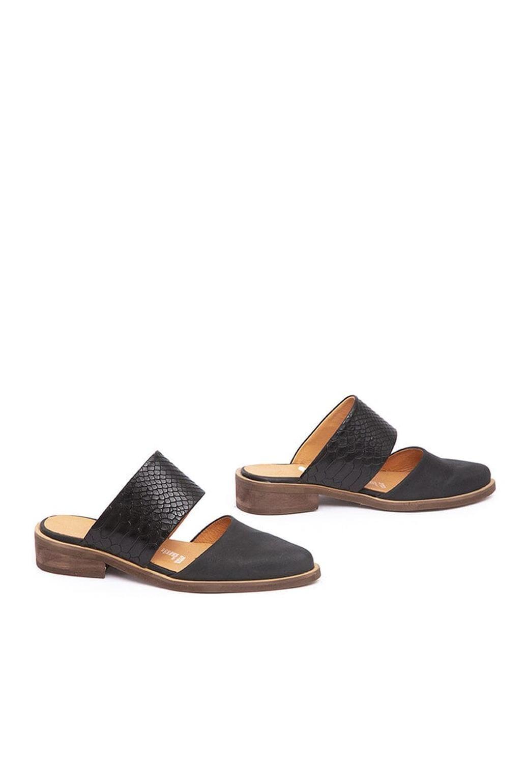 Babucha Mujer / Gaviota Negro-5