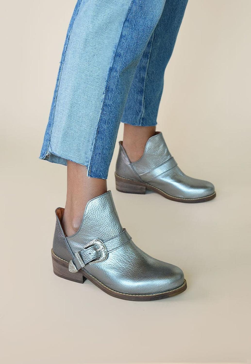 Botin Mujer / Lidia Metálico-1