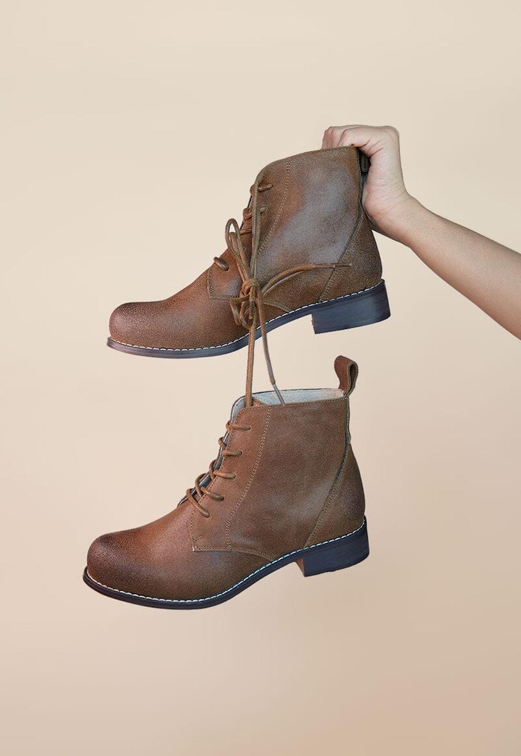 Botin Mujer / Pintoja Camel-1