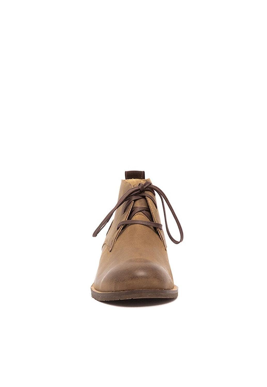 Botin Hombre De Cuero Escuti Cafe C9-2