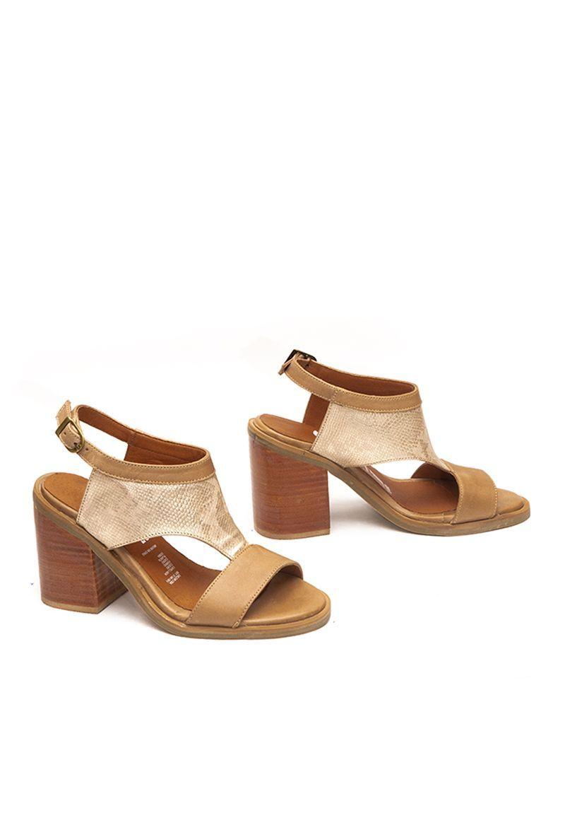 Sandalia De Cuero Litchi C2 Beige Giani Dafirenze-2