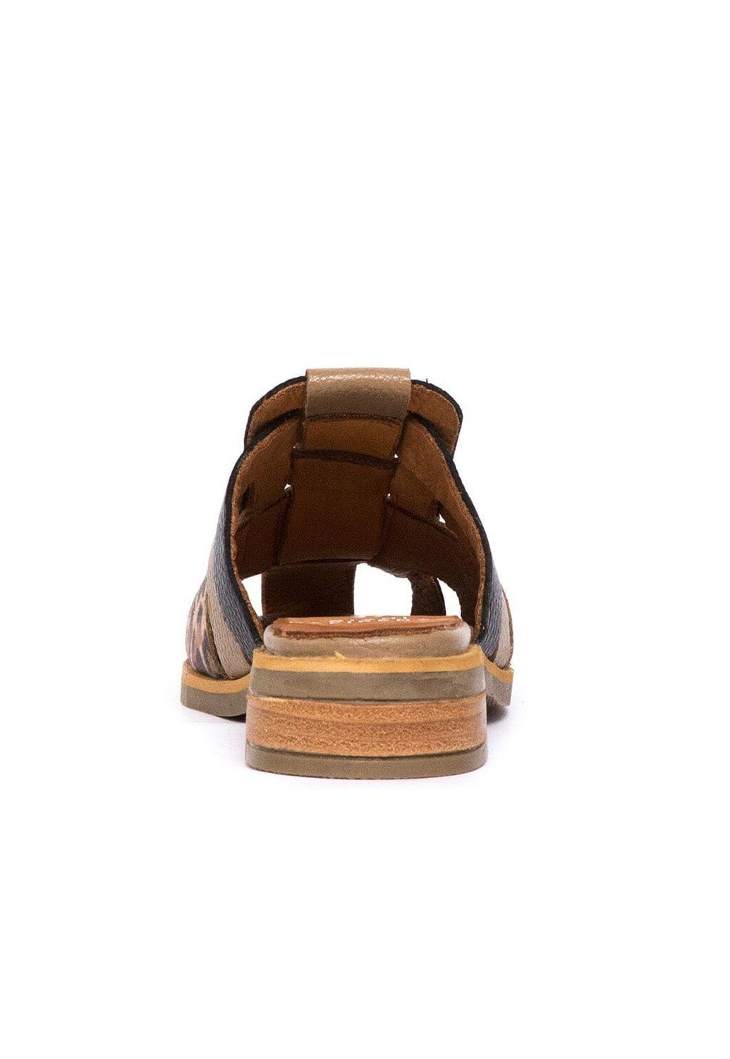 Babucha Mujer / Menfi Negro Print-7