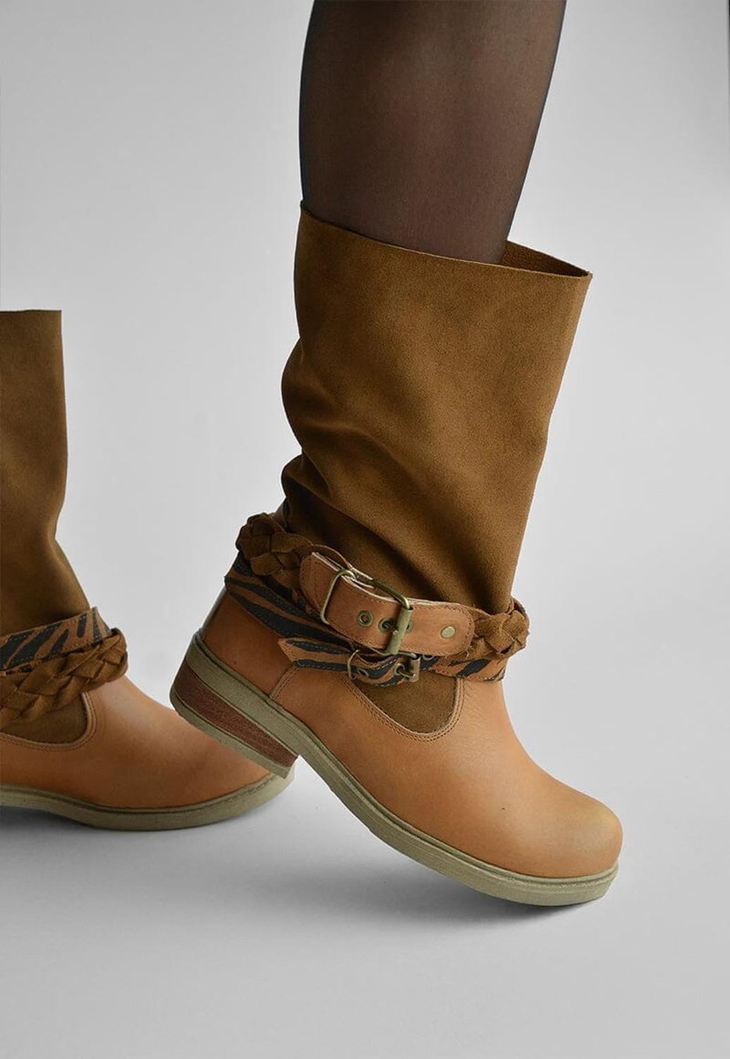 Bota Mujer / Filfil Camel-1
