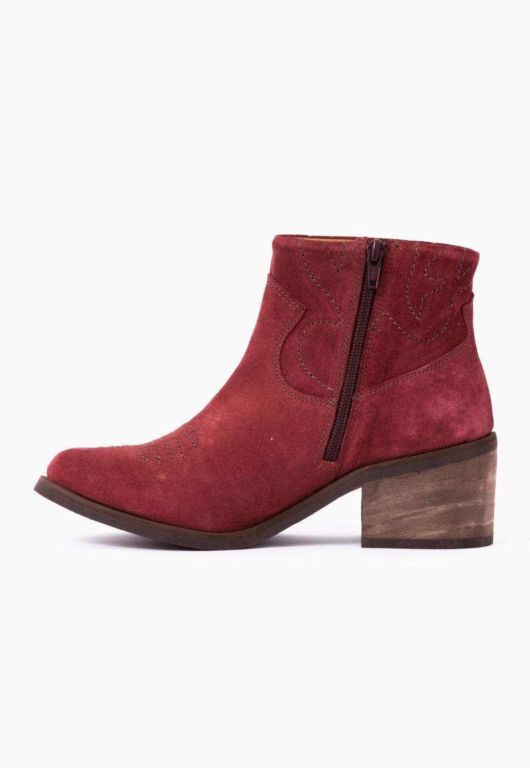 Botin Mujer / Verbena Burdeo-2