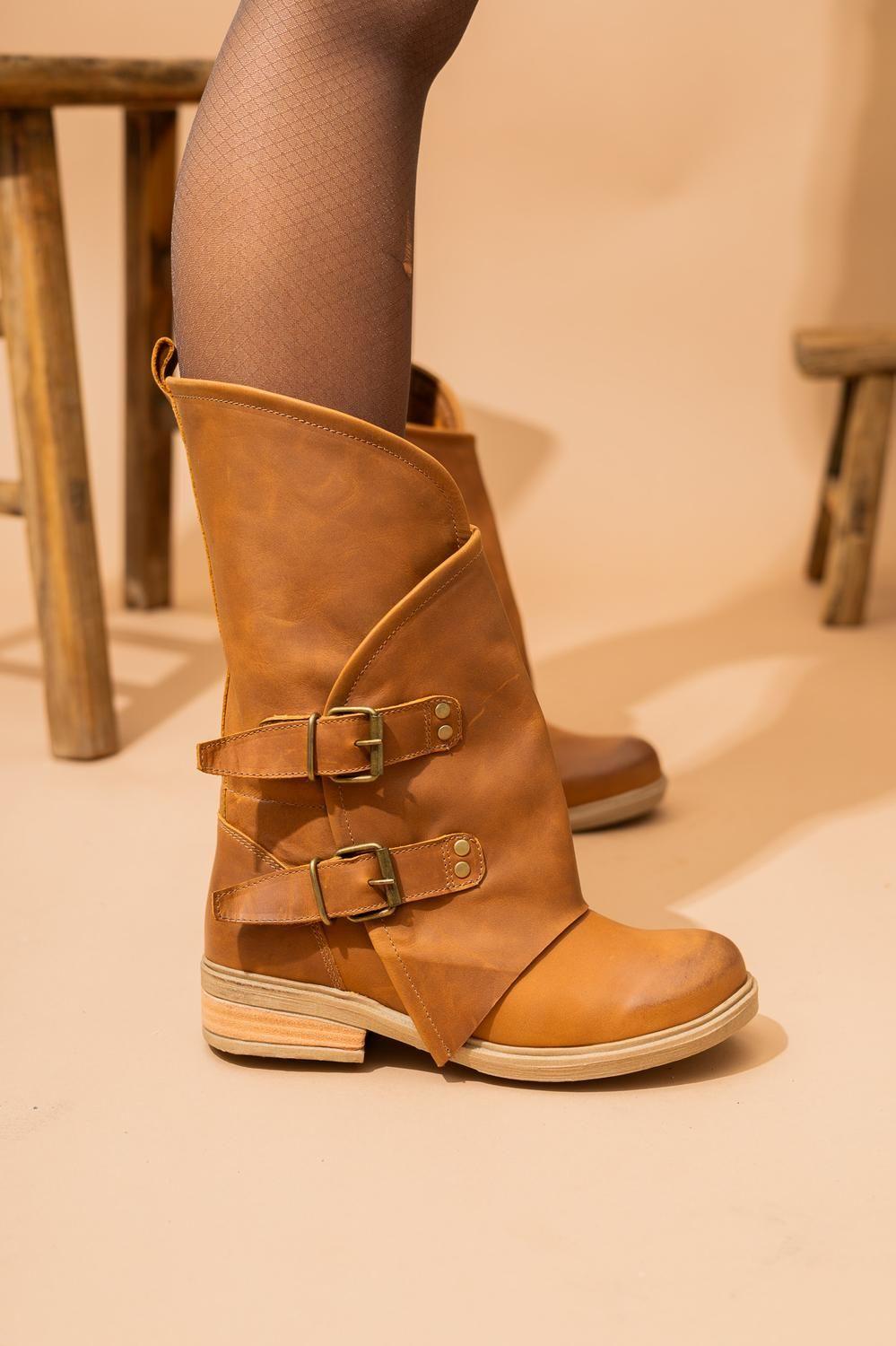 Bota Mujer / Batitu Camel-2