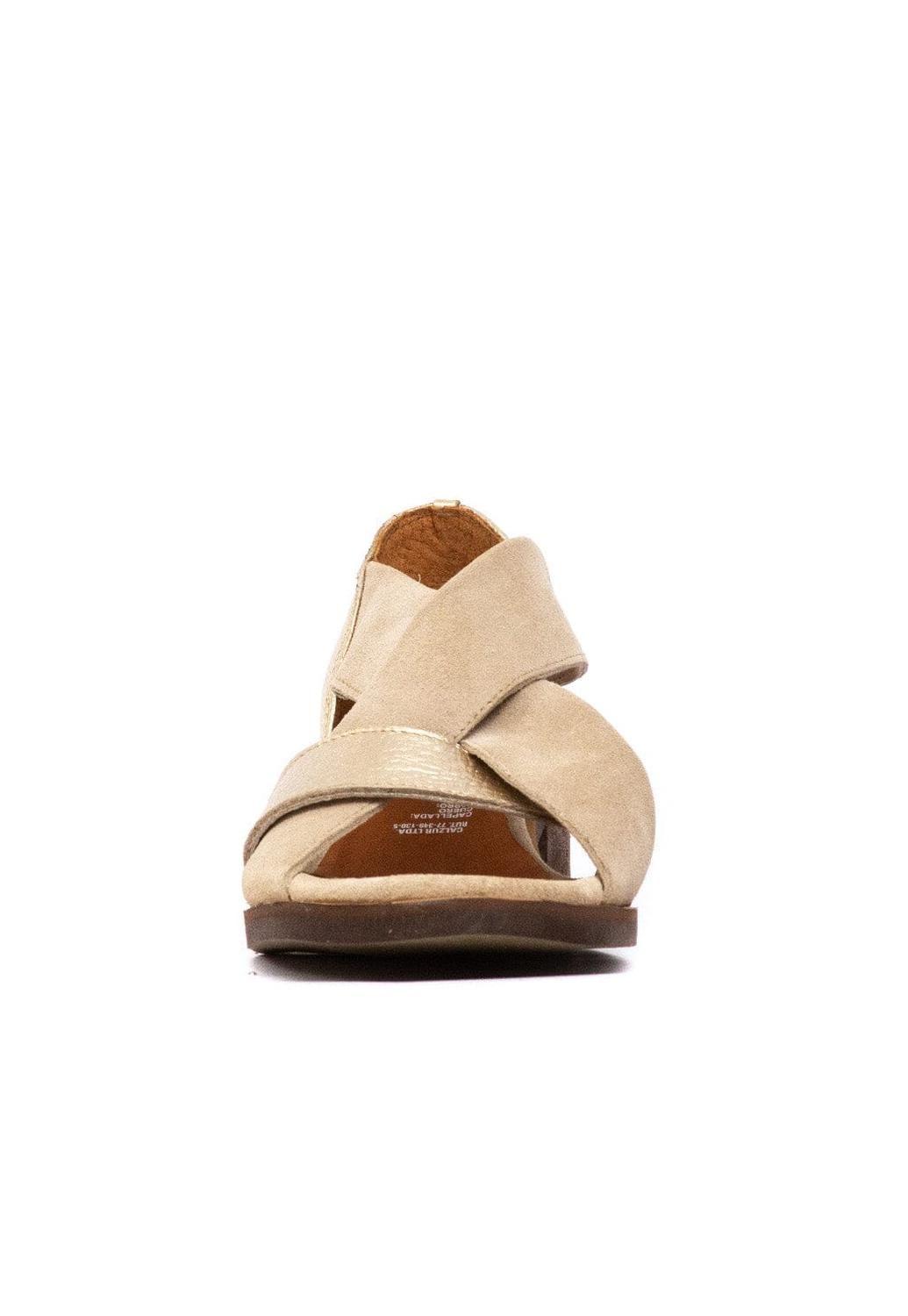 Sandalia Mujer / Tortolita Beige Niquel-2