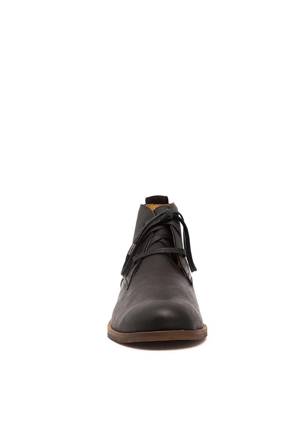 Botin Hombre De Cuero Escuti Negro C8-2