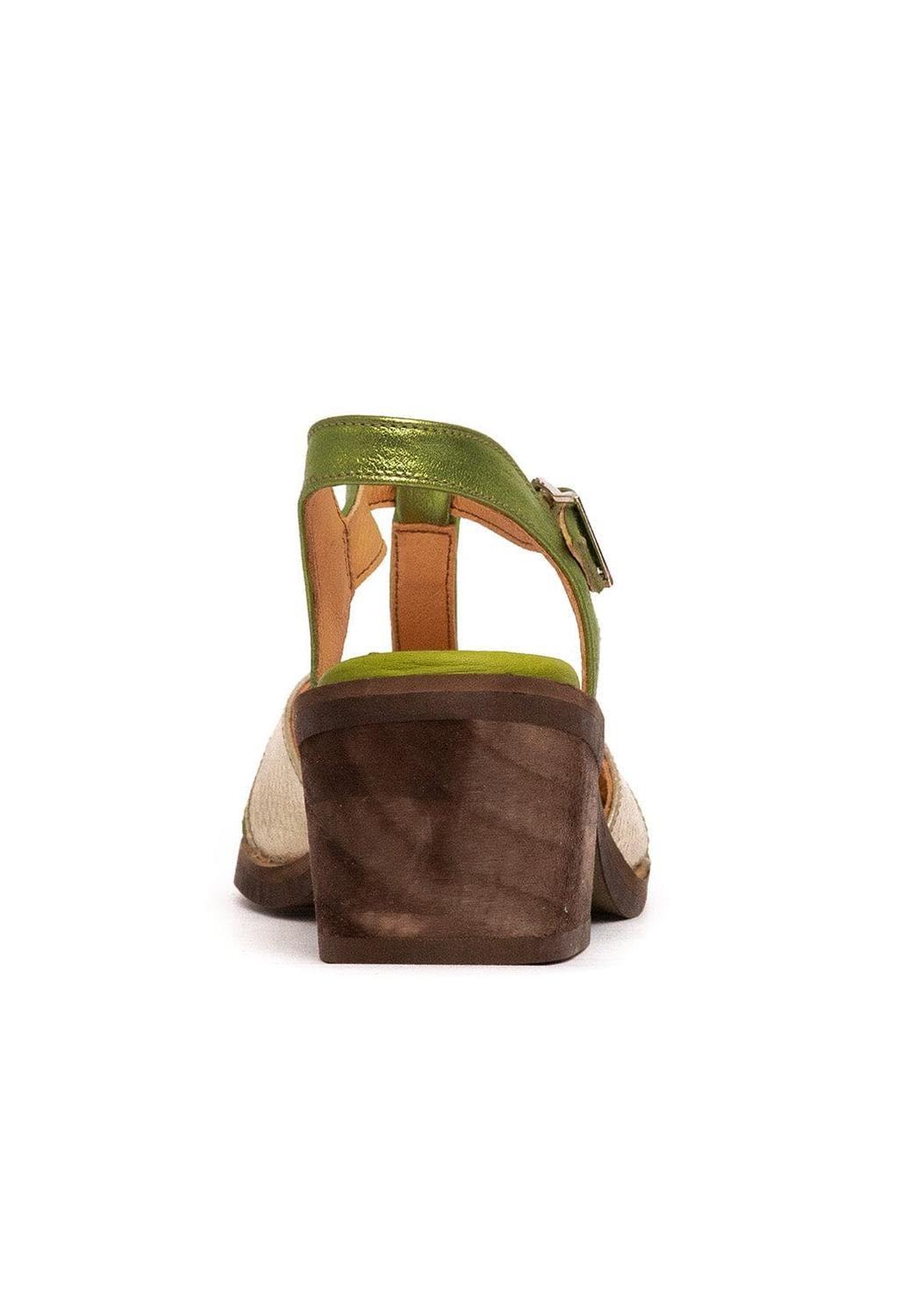 Sandalia Mujer / Sauco Verde Niquel-4