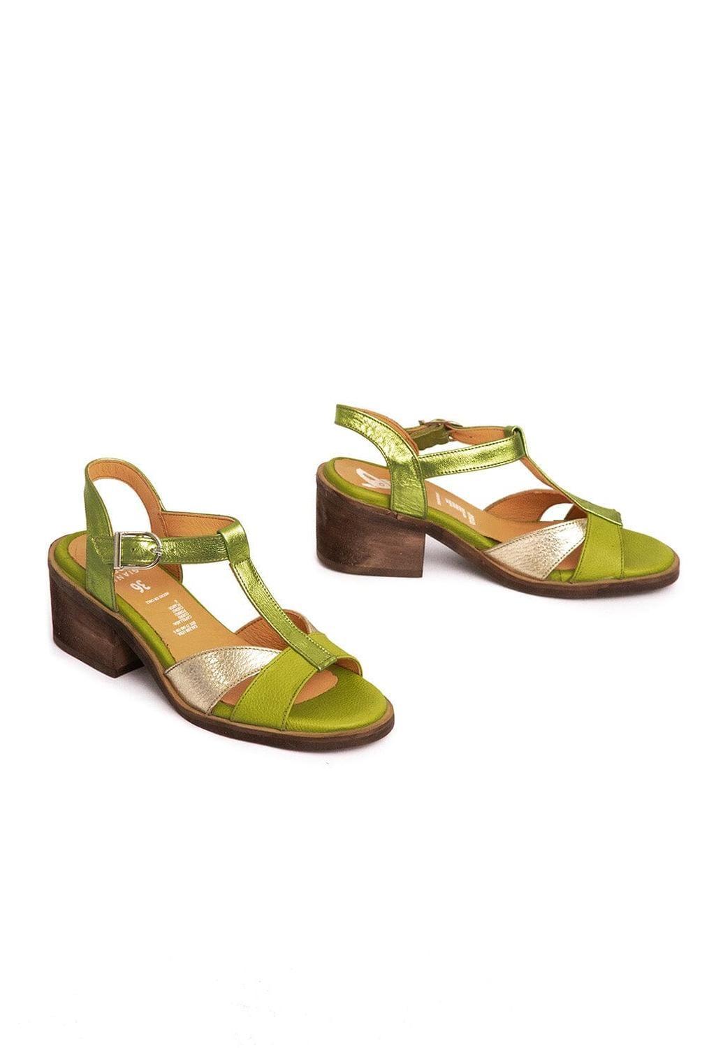 Sandalia Mujer / Sauco Verde Niquel-5