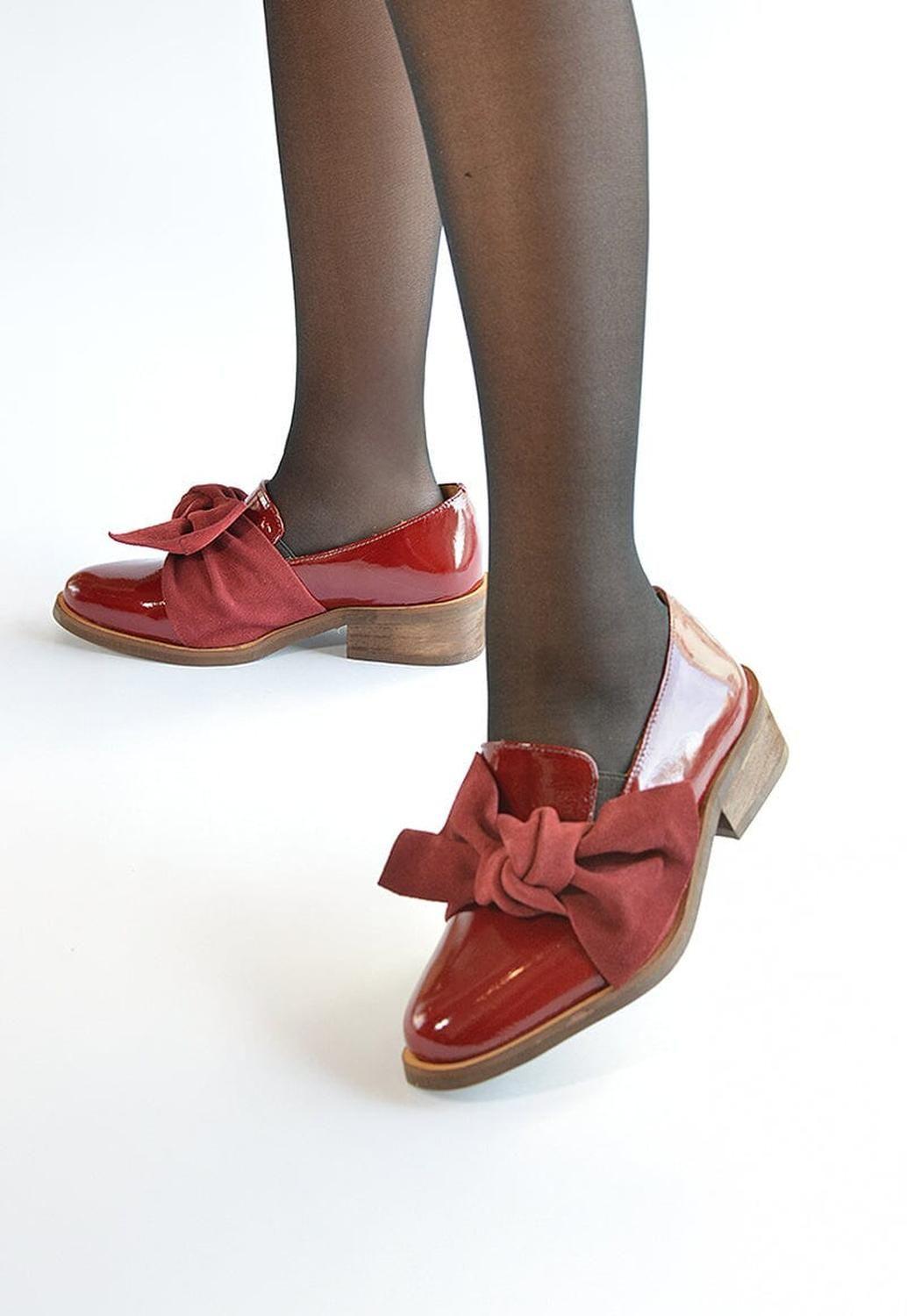 Zapato Mujer / Silbador Burdeo-1