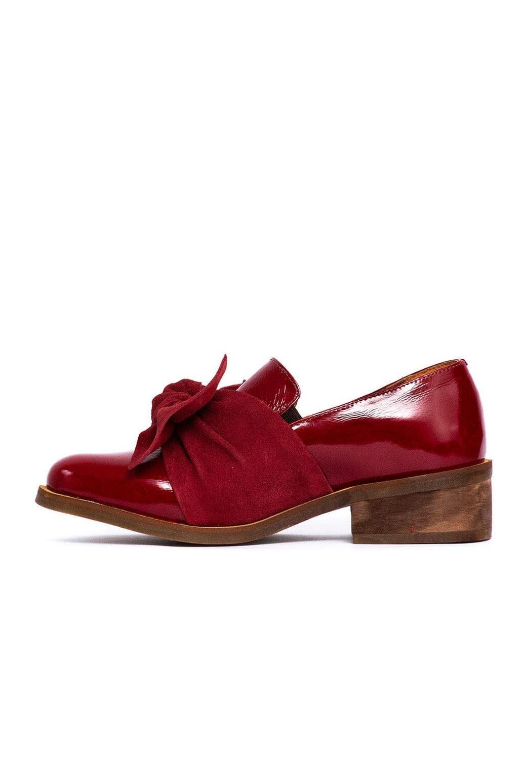 Zapato Mujer / Silbador Burdeo-4