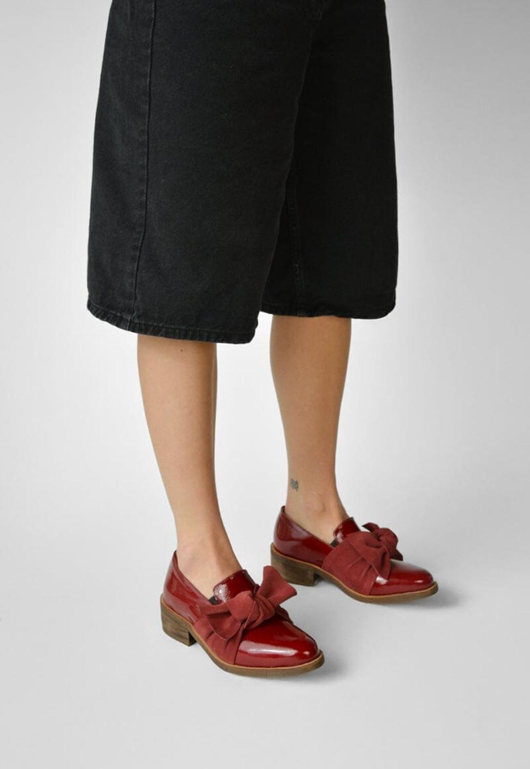 Zapato Mujer / Silbador Burdeo-7