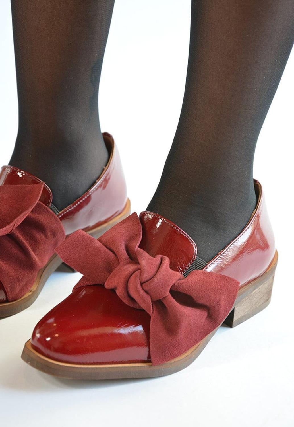 Zapato Mujer / Silbador Burdeo-2