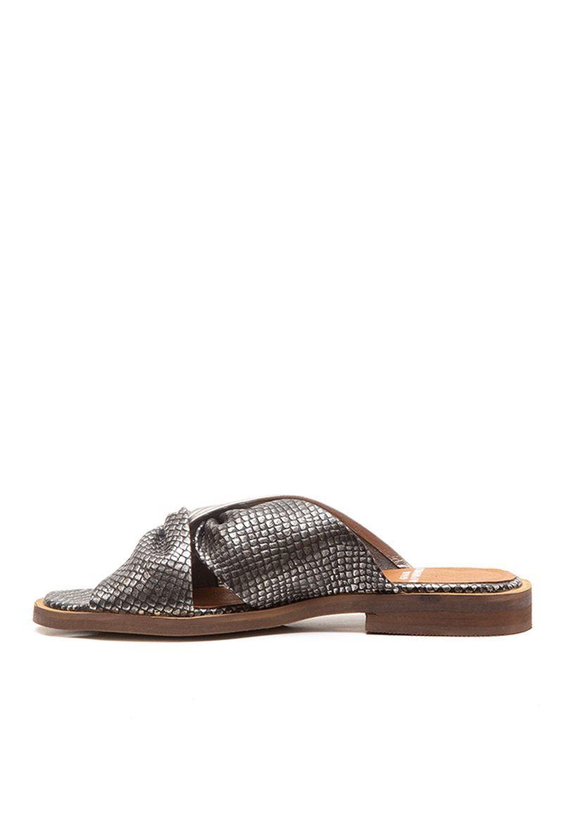 Sandalia De Cuero Marabu C9 Negro Giani Dafirenze-0