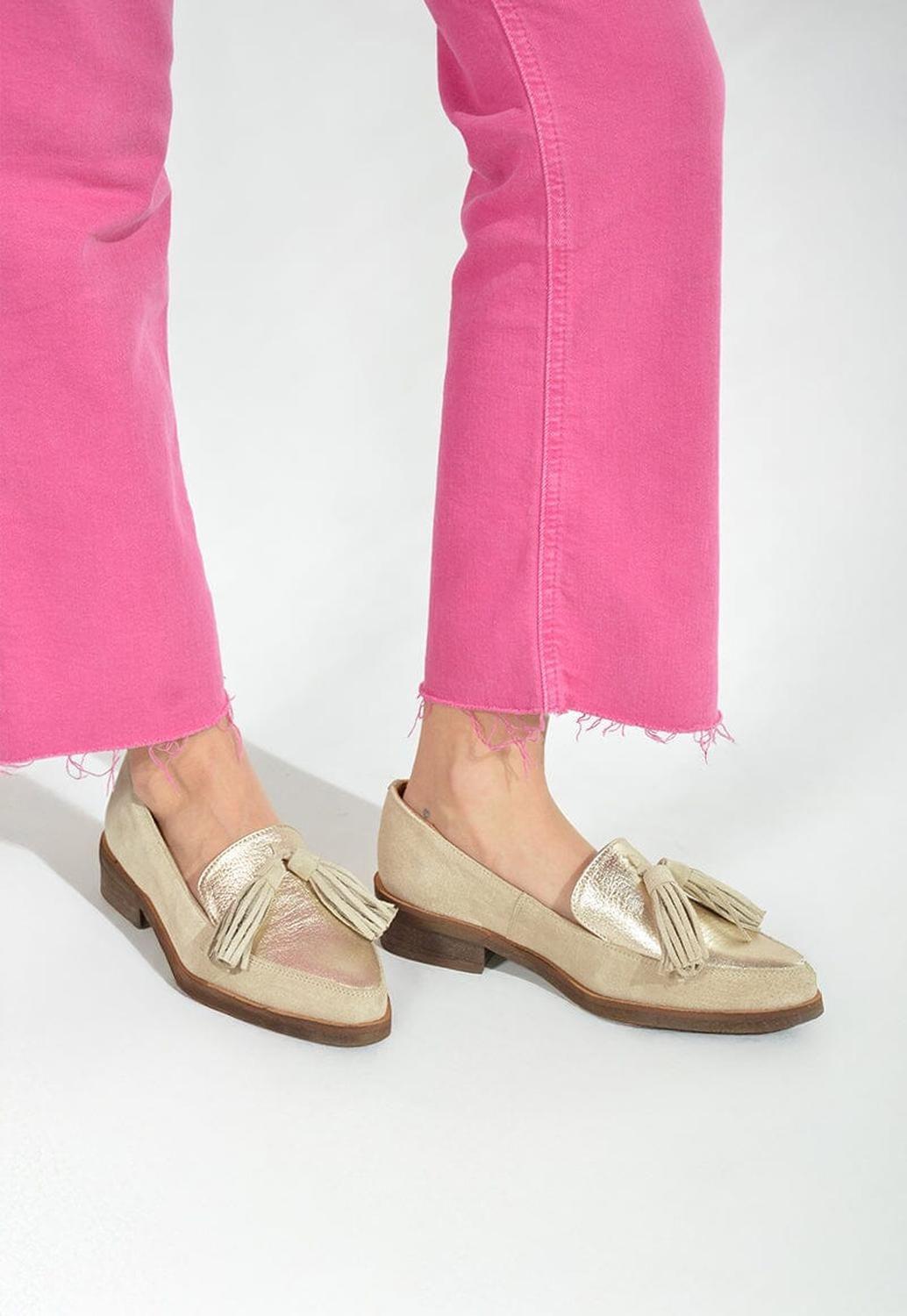 Zapato Mujer / Allegra Beige Niquel-0