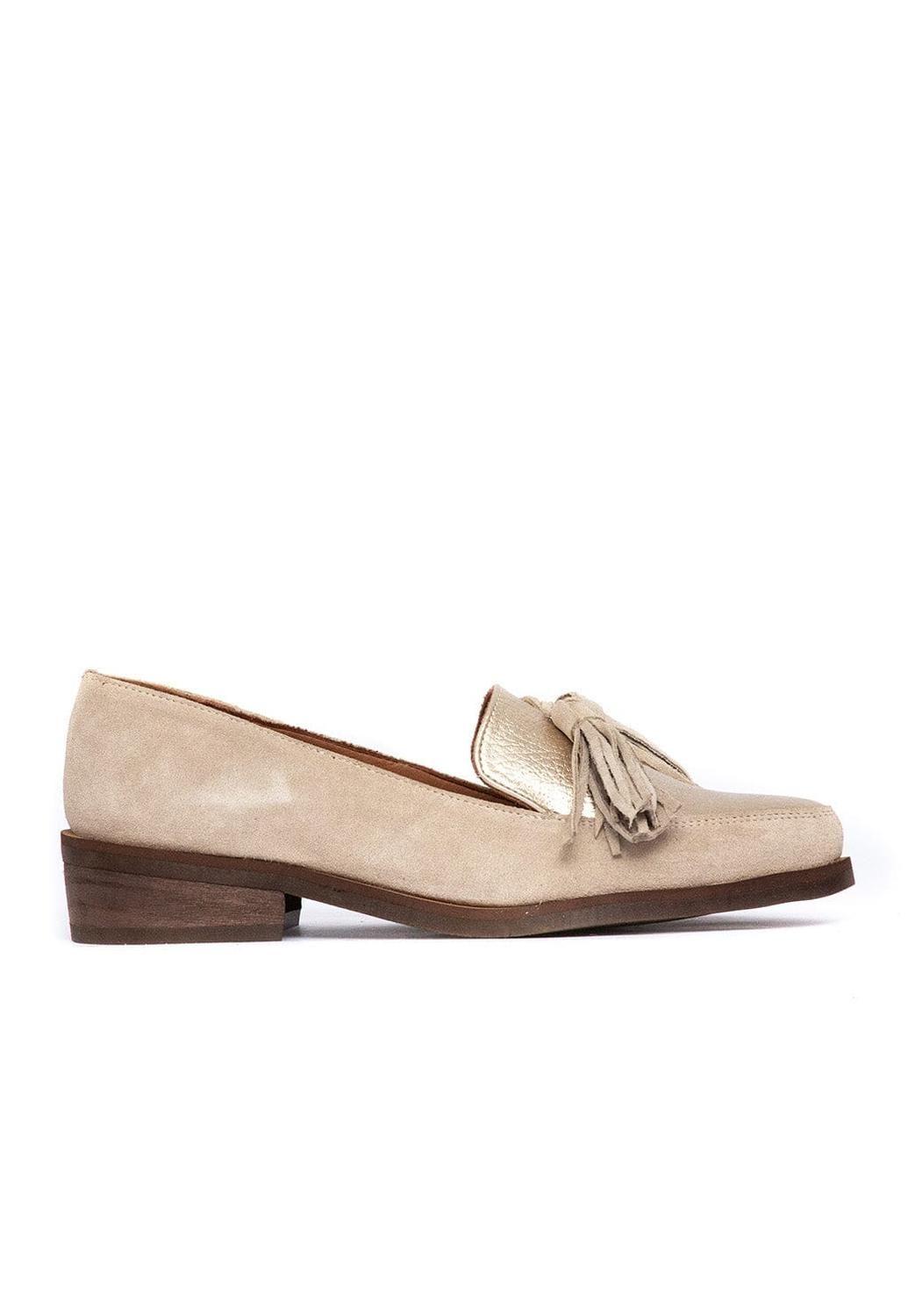 Zapato Mujer / Allegra Beige Niquel-1