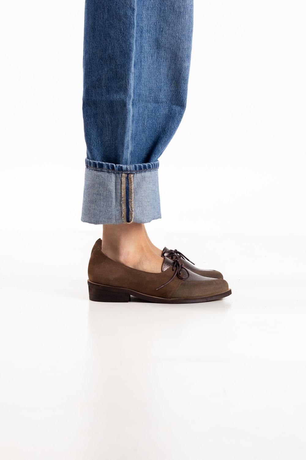 Zapato Mujer / Indira Taupe Metálico-7