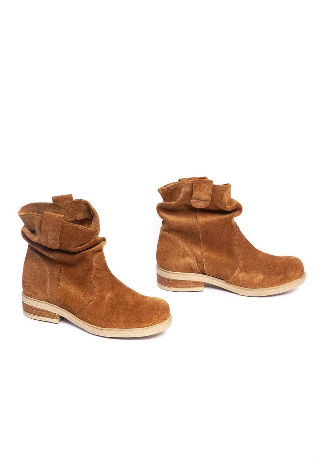 Botin Mujer / Grajo Camel-6
