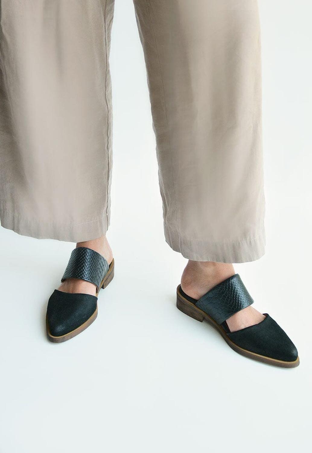 Babucha Mujer / Gaviota Negro-6