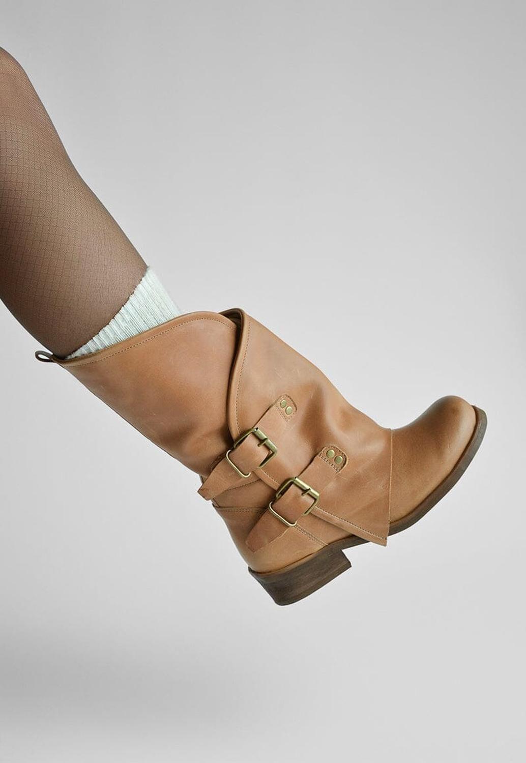 Bota Mujer / Batitu Camel-5