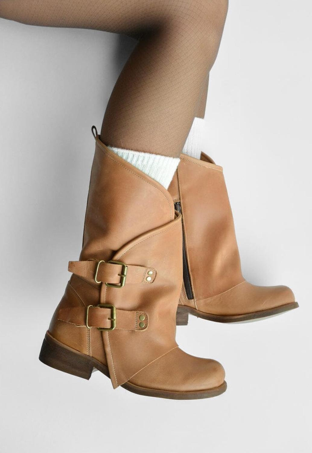Bota Mujer / Batitu Camel-6