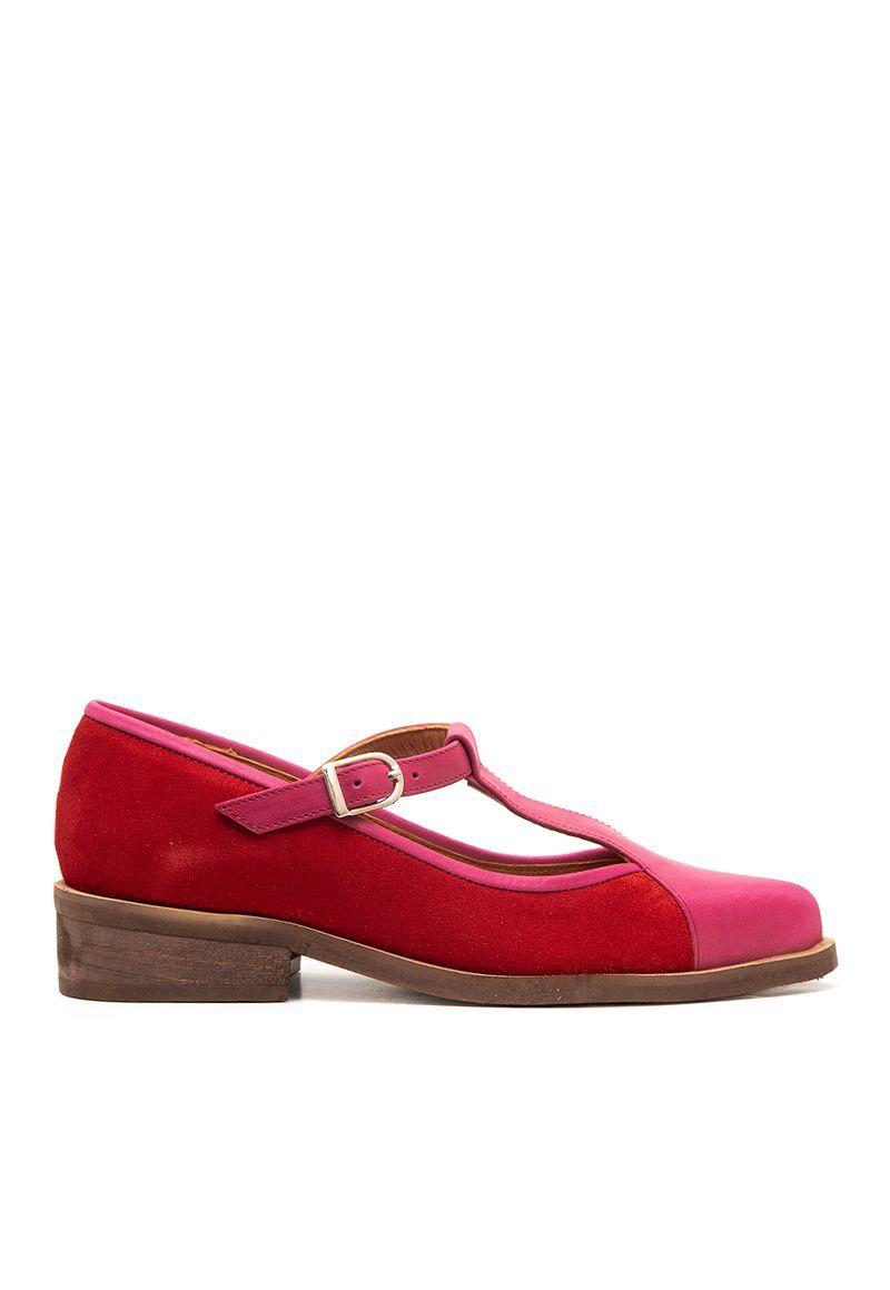 Zapato De Cuero Lingue C2 Fucsia Giani Dafirenze-0