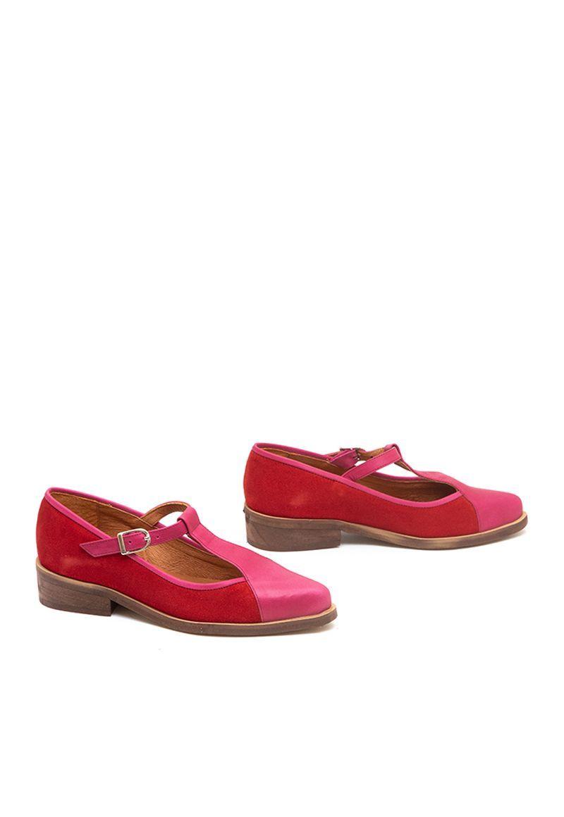 Zapato De Cuero Lingue C2 Fucsia Giani Dafirenze-2